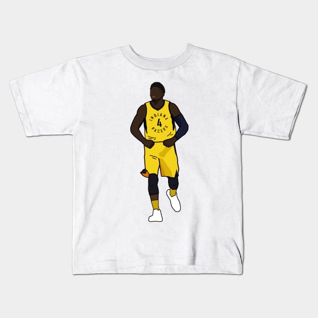 Victor Oladipo Indiana Pacers Kids T-Shirt by xavierjfong